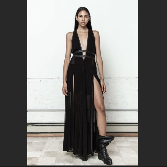 Nicholas K Rhine Dress |size M black - Picture 1 of 13